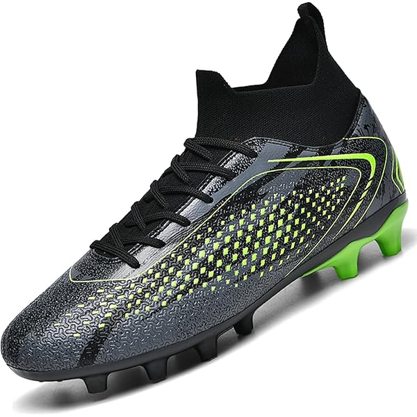 Lvptsh Heren Voetbalschoenen Hoge Top Outdoor Voetbalschoenen Astro