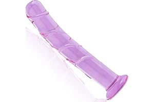 FUTURE OF YOUR PLEASURE SENSUAL Dildo cristal Anal plug Dildo anal Juguetes eróticos para adultos: Dildo sexuales para mujeres Anal toys Pene de cristal Juguetes sexuales Glass dildo Plug enormes Didlo sexual Plug anale G74