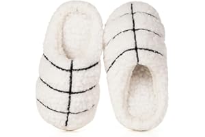 Gaatpot Chaussons de Maison Enfant Fille Pantoufles en Peluche Coton Garcon Chaussures Chaudes Doublés Thème des Ballon Hiver d'Intérieur Antidérapants 22-39EU