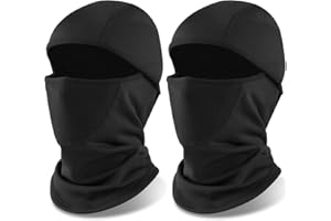 GXCROR Cagoule d'hiver Respirante Balaclava pour Moto, Vélo, Coupe-Vent, Cagoule Masque de Ski Chaud pour Homme et Femme pour Sports de Plein Air