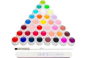 ROKRIST 36 Farben UV Nagellack Set, Nagel Gel Farbgel mit Nail Pinsel für Gelnägel, Gel Art Farbgel Set für Nail Art und Nageldesign