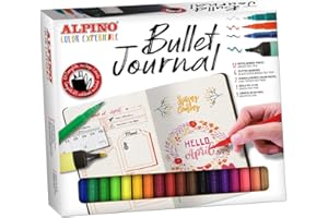 Alpino Color Experience Kit Bullet Journal | Rotuladores Lettering, Caligrafía y bocetos | Rotuladores punta pincel | Bullet Journal Creativo