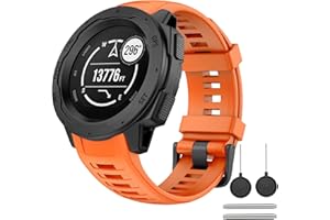 OVERSTEP Compatibile con Garmin Instinct Band Cinturino di Ricambio in Morbido Silicone Compatibile con Garmin Instinct/Solar/Tactical