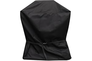 Raweao Pokrowiec na grill do użytku na zewnątrz, mały pokrowiec na grilla, wodoszczelna, odporna na warunki atmosferyczne, plandeka do grilla gazowego Weber Brinkmann Char Broil Grills (82 x 67 x 110