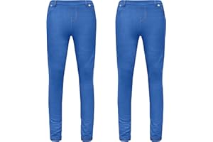 GW CLASSY OUTFIT Lot de 2 jeggings en jean pour fille de 5 ? 13 ans