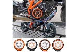 FAYEDENICY Motorcycle Racing Clear Clutch Cover Pressure Plate Engine Guard Protector Frame Slider for K.T.M 1050 1090 1190 1290 Adventure ADV Super Duke R/GT SDR 3.0 2014-2023 (No.4-2pcs)