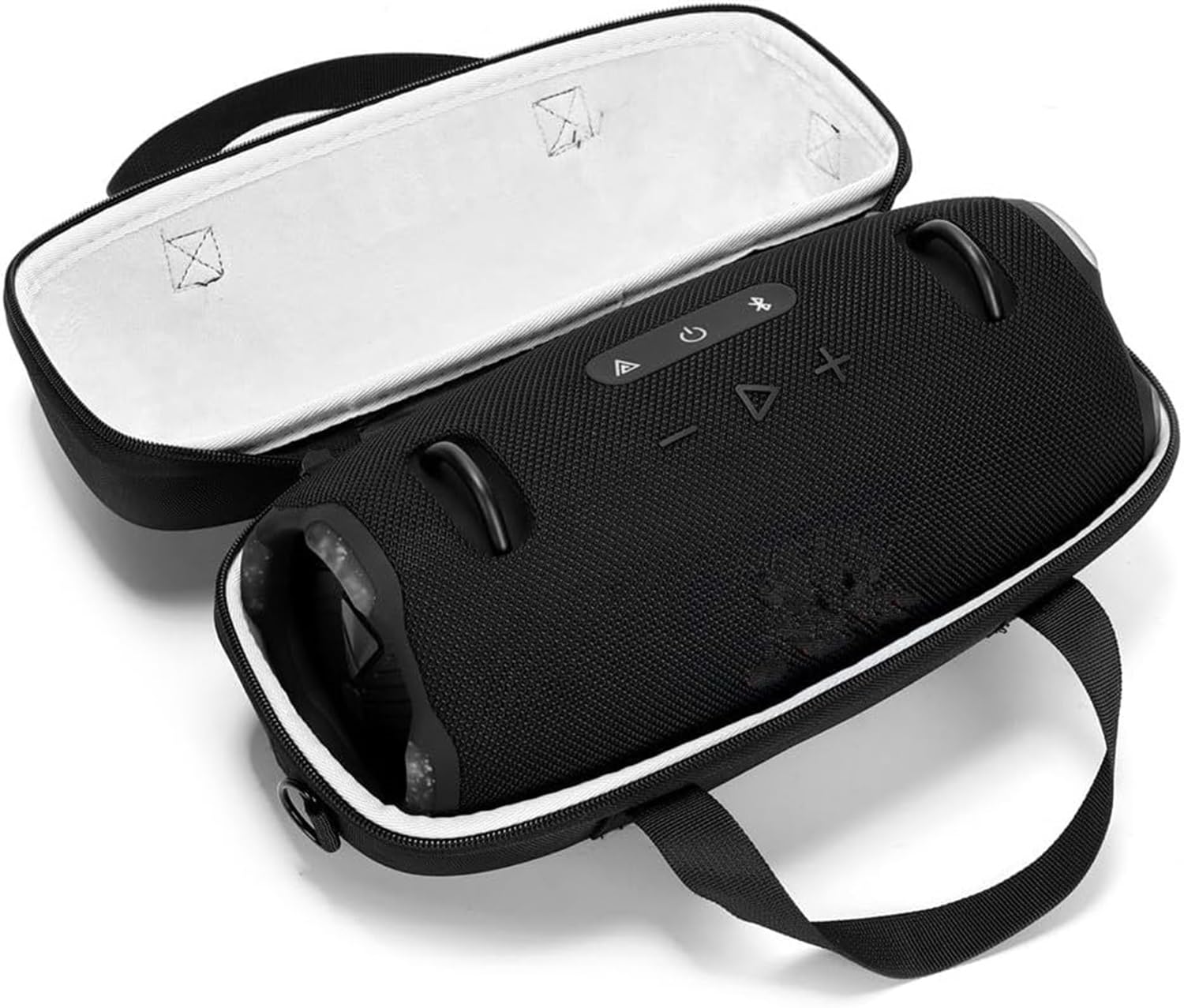 M.G.R.J® Portable Carrying Case Cover Compatible for JBL Xtreme 4 / Xtreme 3 Portable Bluetooth Speaker (Hard|Black)