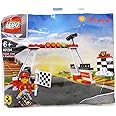 New Shell V-Power Lego Collection ~ Finish Line, Podium & Minifigure ~ 40194