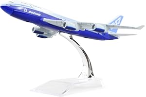 LESES Diecast Plane Model 1:400 scale Boeing 747 Airplane Model for Decoration or Gift