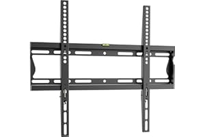 RICOO Support Murale TV Ultra-Plat F2044 Fix ation TV Universel 32-55 Pouces (81-140cm) Télé OLED LCD LED Écran PC incurvé