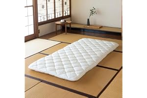 EMOOR Japansk Futonmadrass PREMIUM CLASSE 100x200cm, Golvsovmatta Tatami Shikibuton