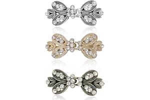 JEYORZY 3 Pezzi Vintage Maglione, Cardigan Clip, Spille Gioiello per Vestiti, Retrò a Turbinio per Maglioni