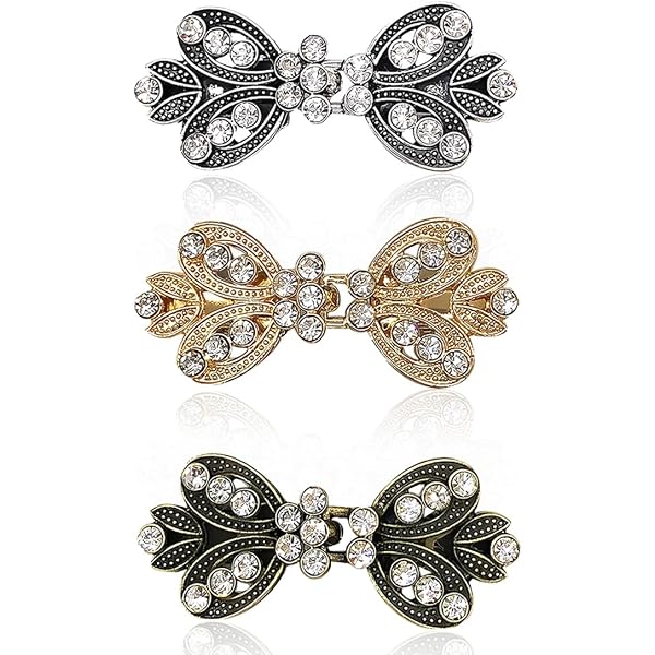 MaehSab Lot de 5 pinces rétro pour pull châle et fermoirs d'Halloween pour cardigans et cape