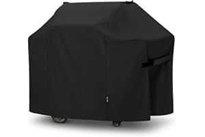 Unicook BBQ Cover, Heavy Duty Waterproof Oxford Fabric Grill Barbecue Cover Compatible for Weber Genesis II, LX 300 and Genesis 300 Series, 3 Burner Gas Grills & More, 7130 (147 x 63 x 113 cm)