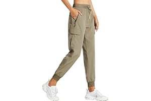 Libin Pantalon de Randonnée Femme Été Jogging Cargo Léger Séchage Rapide Imperméable Montagne Pantalon pour Casual Extérieur Travail