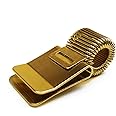 Metal Pen Clip Holder for Notebook/Clipboard/Journal/Diary - Ideal For Doctors/Nurses/Foremans/Office - [Single] - Gold