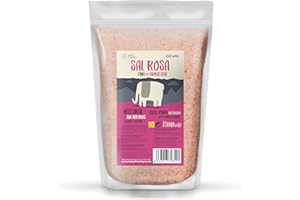WALLY GOURMET Sal Rosa Del Himalaya, Fina (1700Gr) Sin Aditivos, 100% Natural, Sin Refinado. Mayor Contenido En Oligoelementos. Para Sazonar Y Condimentar. Origen: Punjab, Pakistan