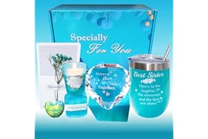 TRCOUSOA Sisters Gifts from Sister,Sister Birthday Gifts,Sister Gifts,Birthday Gifts for Sister,Sister Gifts From Sisters-Unique Christmas Gift Basket for Sisters