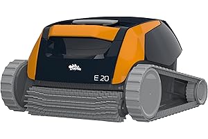 Dolphin E20 - Robot de limpieza eléctrico, robot de piscina con cepillo de PVC, robot de piscina para todas las formas de piscina