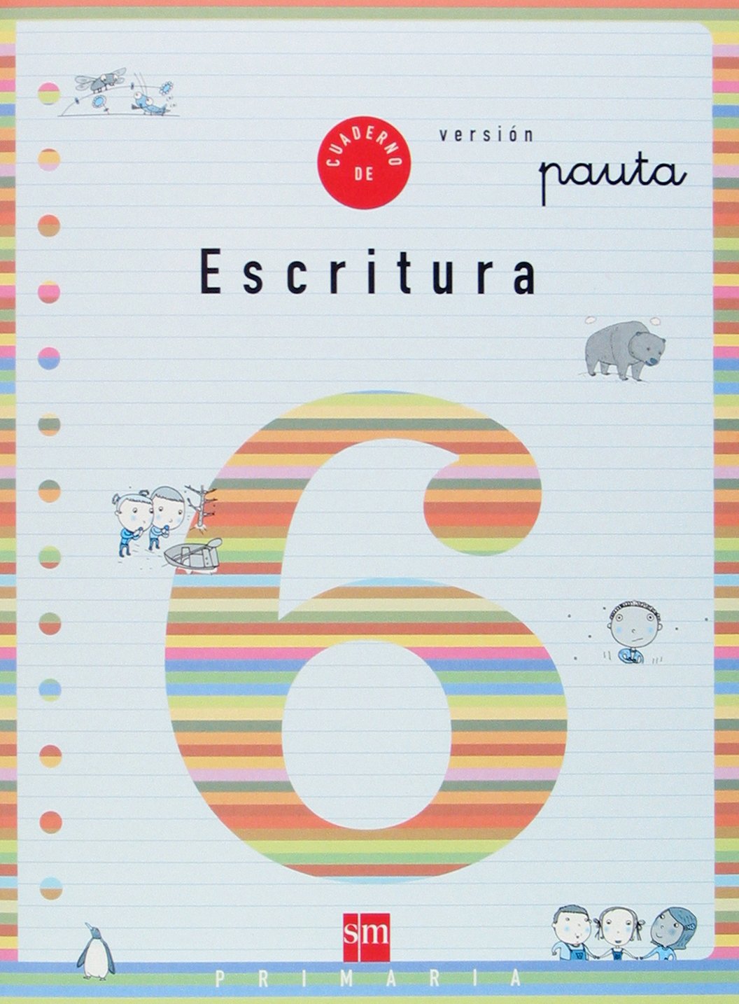 Cuaderno 6 de escritura, Pauta. 2 Primaria