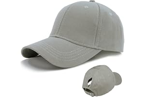 ‎LIVACASA LIVACASA Baseball Damen Pferdeschwanz Baseball Cap Atmungsaktiv Cappi Sonnenhut Sonnenschutz Kappe Schirmmütze Einheitsgröße Cappy Baseballkappe
