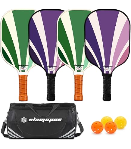 Sukeen Raquettes De Pickleball - 2 Ensembles En Fibre De Verre De