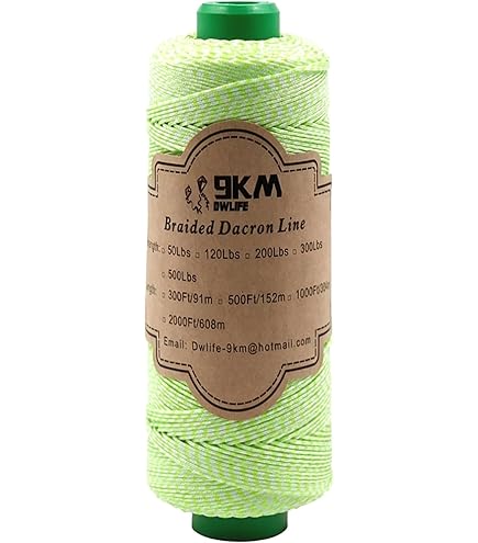9K DWLIFE Cavo in Kevlar 0,8 ~ 3,5 intrecciato in Kevlar Line 100