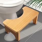 AZEN Tuvalet Taburesi &Ccedil;&ouml;melme Yetişkin, Banyo Yetişkinleri i&ccedil;in Ahşap Kaka Taburesi, Yetişkinler i&ccedil;in Taşınabilir Tuvalet Tuv