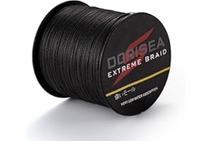 Dorisea Extreme Braid - Hilo de Pesca Trenzado 100% PE 300 m/328 Yardas, Prueba de 6 a 550 Libras, Cuerda de Pesca Resistente a la abrasión, increíble superline Cero Estiramiento, diámetro pequeño