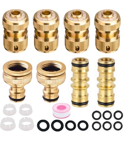 IBamso Répartiteur 3 Voies 3/4" Distributeur D'eau 3 Voies En Laiton Nickelé Pour Connecter 2 Appareils Adaptateur De Tuyau D'arrosage Poignée Rallongée Pour Arrosage De Jardin, Robinet De Cuisine