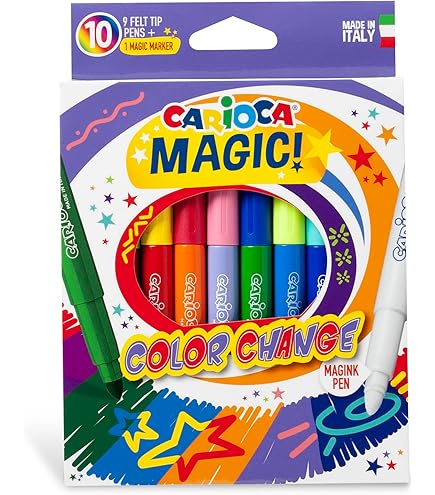 4 Surligneurs Fluo Glitter avec Pointe Biseautée - Maped - Surligneurs