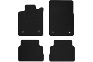 M MOTOS Alfombrillas Coche de Velours Standard compatibles con Opel Vectra C HB/Limousine 2002-2008 - Standard, Tejido, Gris - Experimenta un Nuevo Confort de conducción con un Juego de Alfombra de