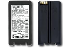 BATSÉCUR - Pack 2 Piles Alarme BAT25 Compatible BATLi25 BATLi26 BAT26 DAITEM Hager ATRAL 3.6V 4Ah - 3.6V 5.4Ah LiSoCl2