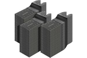 AOZZY Set di 100 lame per sega multitool multifunzione, accessori oscillanti, con sgancio rapido, compatibile con multimaster Makita Einhell Bosch Dewalt Milwaukee Parkside e molto altro ancora