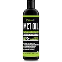 Natural's Fit MCT Oil Derived only from 100% Coconut Oil – Mixes Easily With coffee & Shakes, Non-GMO Dietary supplement…