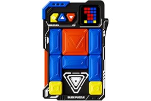 HLF Super Machine à Puzzle Apparition du Mécha LED Jeu d'évasion de Labyrinthe HuaRong Blocs 520 Niveaux Induction Automatique Conception Magnétique Pensée Logique Jouets Cadeaux pour Enfants (Black)