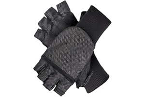 MOG Masters of Gloves Duoflex 2in1 Einsatz-Handschuh, Winddicht und wasserabweisend mit Flexibler Flappe als Fäustling oder fingerloser Handschuh nutzbar