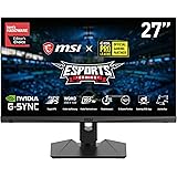 MSI Optix MAG274QRFDE-QD 27 Zoll (69 cm) Gaming Monitor, WQHD (2560x1440), Rapid IPS, 165Hz, 1ms, Flat, G-Sync, Quantum Dot, 