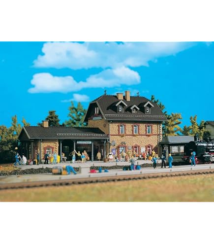 Atlas Bausatz Bahnhof 'Riverton Station' Für Modelleisenbahn Spur 0 - Plastikmodell Zum Zusammenbauen