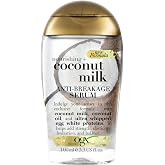 ogx nourishing and anti-breakage coconut milk serum 100 ml