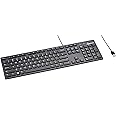 AmazonBasics Clavier filaire Noir mat