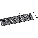 AmazonBasics Clavier filaire Noir mat