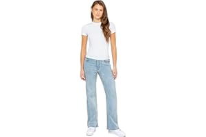 989Zé ENZO Womens Wide Leg Stretch Denim Jeans Straight Trousers Casual Cotton Relaxed Fit Baggy Loose Pants with Pockets