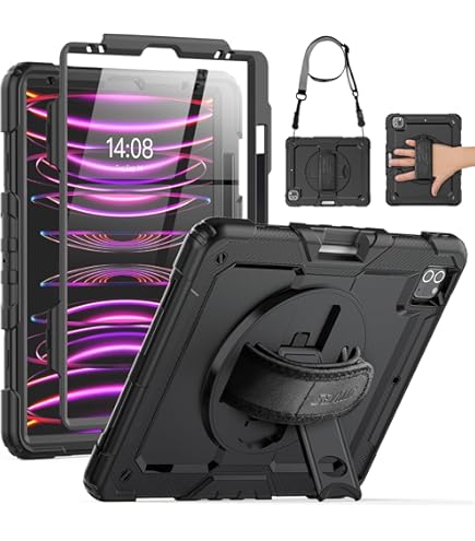 Kinderhoes Kids Proof Case iPad Pro 12.9 Hoesje Blauw Kinderhoes Kids Proof Case iPad Pro 12.9 Hoesje Blauw
