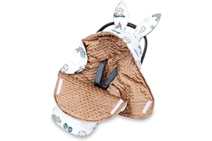 ‎TOTSY BABY Einschlagdecke Babyschale Baby Decke 90x90 cm - Winterschlafsack Blanket Fußsack Kinderwagen Zubehör für Neugeborenen und Kleinkinder Winter Einschlagsdecken