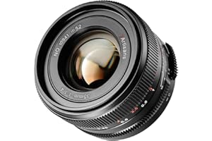 7Artisans Objectif plein format 35 mm F1.4 Mark Ⅲ avec mise au point manuelle compatible avec les appareils photo Sony E-Mount A7 A7R A7S A7RⅡ A7SⅡ A9 A7C A1 A7RIII A7III A7RIV A9II(gris titane)(Noir)