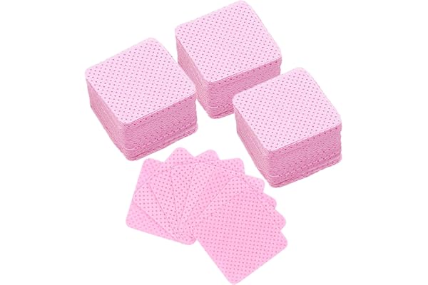 300 Pièces Coton Ongles Gel Non Pelucheux, lingettes non pelucheuses, tampons de polissage absorbants pour gel UV, tampons en coton non pelucheux pour nail art.