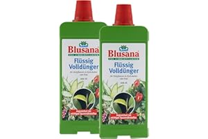 Blusana Flüssig Volldünger für Hydroponik, Hydrokultur und Pflanzen in Erde (1000 ml, 2)
