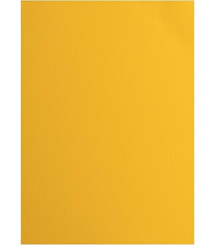 Florence Cardstock Textured - Coloured Card Making Supplies 12x12 Inch - Yellow - 20 Sheets - Coloured Paper For Scrapbooking, Card Making, Die Cutting And Paper Crafts - 216 GSM - Lemon Yellow