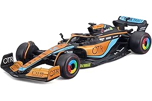 Bburago B18-38063N Formula 1 MCLAREN F1 MCL 36 (2022) Norris Voiture de Course moulée sous Pression à l'échelle 1:43 Couleurs Assorties